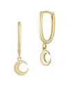 EMBER FINE JEWELRY EMBER FINE JEWELRY 14K MOON DROP EARRINGS