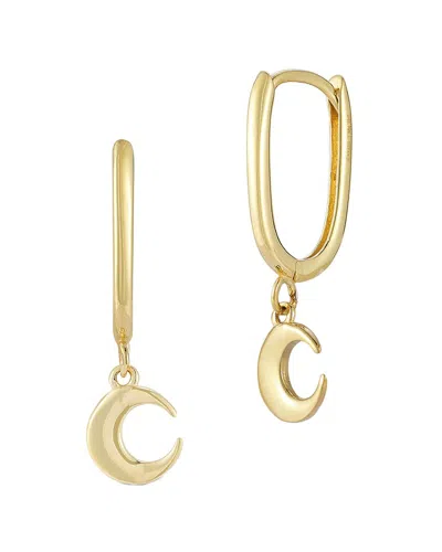 Ember Fine Jewelry 14k Moon Drop Earrings In Gold
