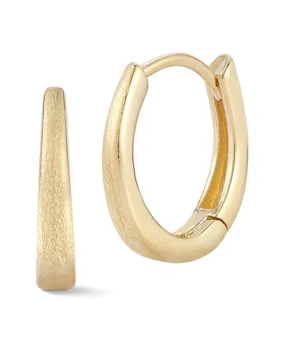 Ember Fine Jewelry 14k Oval Huggie Earrings In Gold
