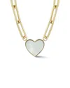 Ember Fine Jewelry 14k Pearl Heart Necklace
