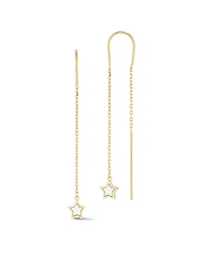 Ember Fine Jewelry 14k Gold Star Threader Earrings