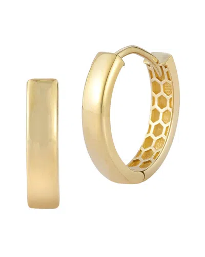 Ember Fine Jewelry 14k Polished Oval Huggie Earrings In Gold