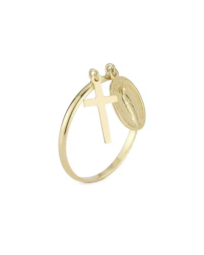 Ember Fine Jewelry 14k Religious Charm Ring