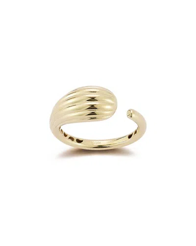 Ember Fine Jewelry 14k Ribbed Cuff Ring In Pink