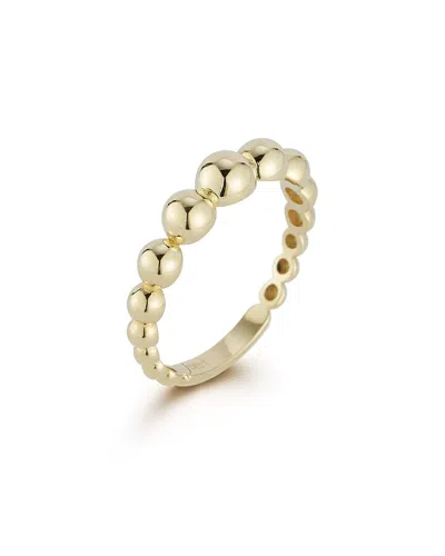 Ember Fine Jewelry 14k Gold Graduated Bubble Ring In White