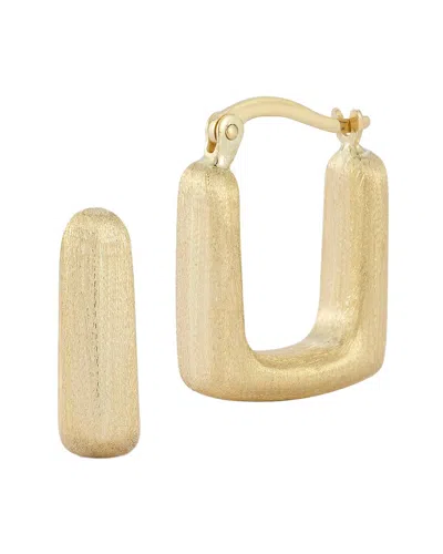 Ember Fine Jewelry 14k Satin Square Earrings In Gold