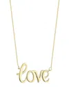 Ember Fine Jewelry 14k Script Love Necklace