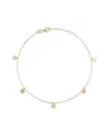 Ember Fine Jewelry 14k Star Anklet