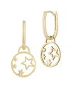 EMBER FINE JEWELRY EMBER FINE JEWELRY 14K STAR DROP EARRINGS