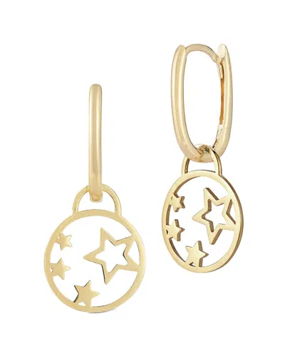 Ember Fine Jewelry 14k Star Drop Earrings In Gold