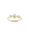 EMBER FINE JEWELRY EMBER FINE JEWELRY 14K TRIPLE CLOVER RING