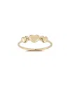 EMBER FINE JEWELRY EMBER FINE JEWELRY 14K TRIPLE HEART RING