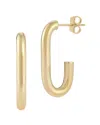 Ember Fine Jewelry 14k Tube Oval Hoops