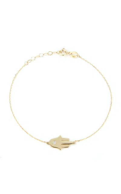 Ember Fine Jewelry 14k White Gold & Diamond Hamsa Bracelet In Multi
