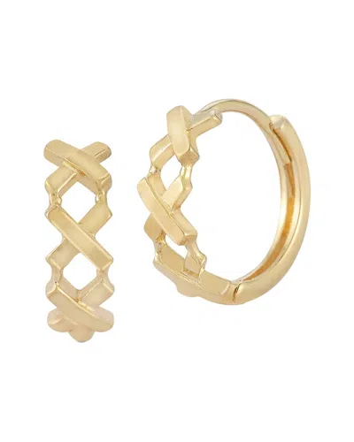 Ember Fine Jewelry 14k X Huggie Earrings In Gold