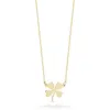 Ember Fine Jewelry 14k Yellow Gold Clover Pendant Necklace In Gold