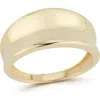 Ember Fine Jewelry 14k Yellow Gold Concave Band Ring In Gold