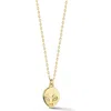 Ember Fine Jewelry 14k Yellow Gold Diamond Alien Pendant Necklace In Gold