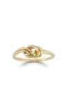 Ember Fine Jewelry 14k Yellow Gold Knot Ring In Gold