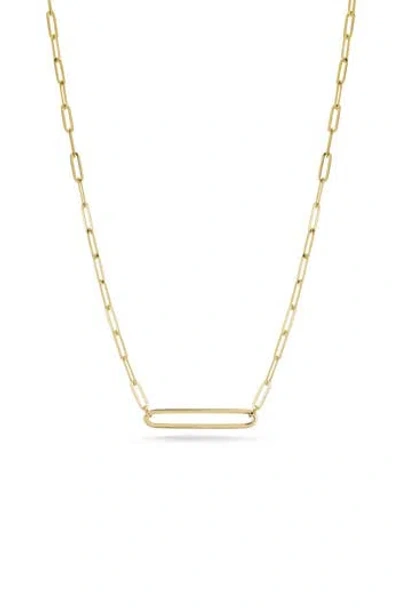 Ember Fine Jewelry 14k Yellow Gold Paper Clip Link Necklace