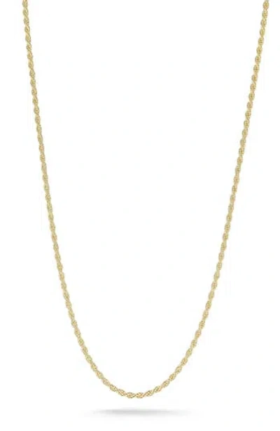 Ember Fine Jewelry 14k Yellow Gold Rope Chain Necklace