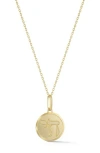 Ember Fine Jewelry 14k Yellow Gold Small Chai Pendant Necklace In Gold