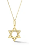 Ember Fine Jewelry 14k Yellow Gold Star Of David Pendant Necklace In Gold
