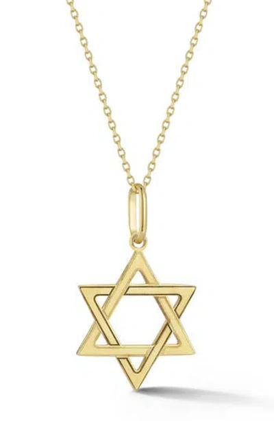 Ember Fine Jewelry 14k Yellow Gold Star Of David Pendant Necklace
