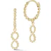 Ember Fine Jewelry Beaded Infinity Drop Earrings In Gold