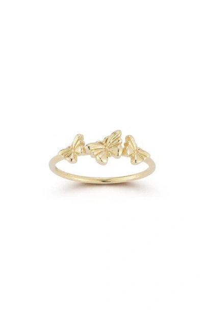 Ember Fine Jewelry 14k Triple Butterfly Ring In 14k Gold