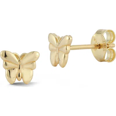 Ember Fine Jewelry Butterfly Stud Earrings In Gold