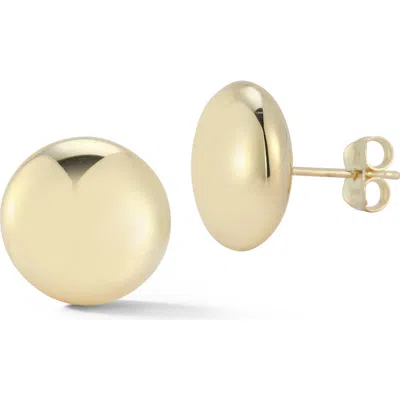 Ember Fine Jewelry Button Stud Earrings In Gold