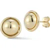 Ember Fine Jewelry Button Stud Earrings In Gold