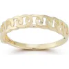 Ember Fine Jewelry Curb Link Band Ring In Gold