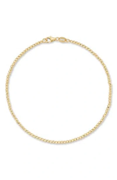 Ember Fine Jewelry Diamond-cut Beaded Bracelet In Gold
