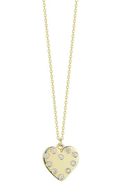 Ember Fine Jewelry Diamond Heart Pendant Necklace In Gold