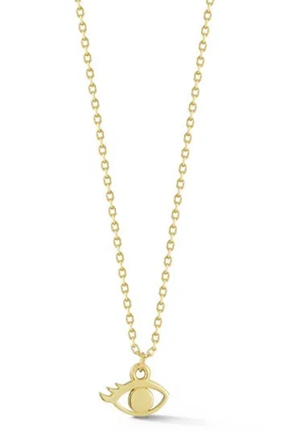 Ember Fine Jewelry Evil Pendant Necklace In Gold