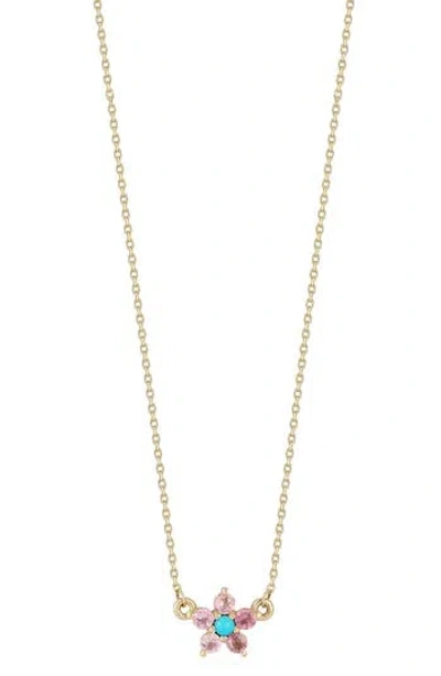 Ember Fine Jewelry Flower Pendant Necklace In Gold