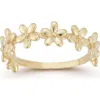 Ember Fine Jewelry Flower Ring In Gold