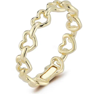 Ember Fine Jewelry Heart Link Ring In Gold