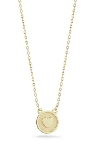 Ember Fine Jewelry Heart Pendant Necklace In Gold