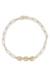 Ember Fine Jewelry Mariner Link Chain Bracelet In Gold