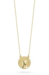 Ember Fine Jewelry Mary Medallion Necklace In Gold