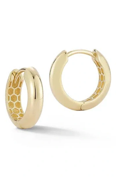 Ember Fine Jewelry Polished Huggie Hoop Earrings In Gold