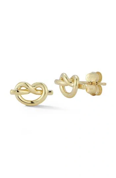 Ember Fine Jewelry Pretzel Stud Earrings In Gold