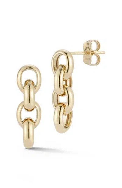 Ember Fine Jewelry Rolo Chain Drop Earrings In Gold