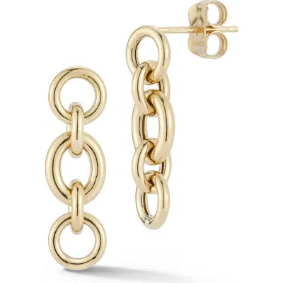 Ember Fine Jewelry Rolo Chain Drop Earrings In Gold