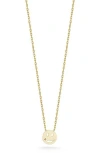 Ember Fine Jewelry Smiley Face Necklace In Gold