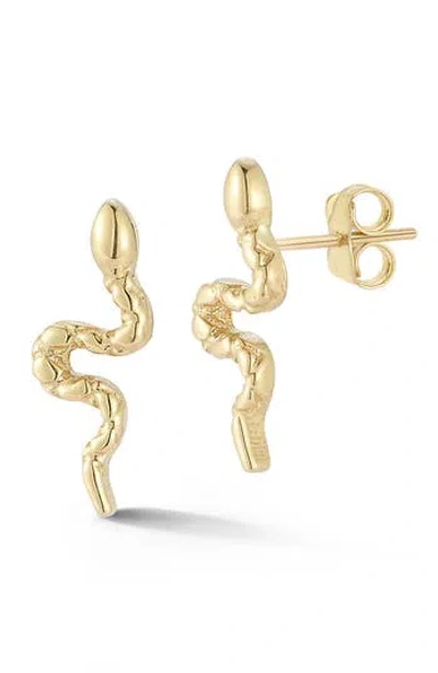 Ember Fine Jewelry Snake Stud Earrings In Gold