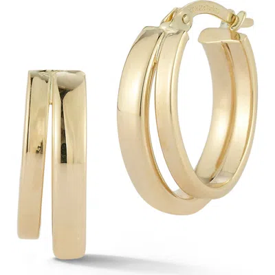 Ember Fine Jewelry Split Hoop Earrings In Gold